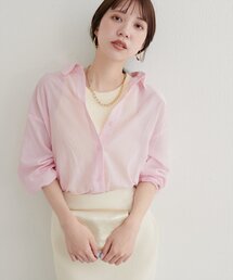 natural couture | 【WEB限定】綿シアー長袖シャツ(シャツ/ブラウス)