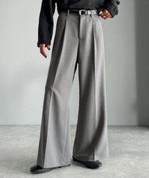Classical Origin(NVJIW)́yClassical OriginzuBv ^bNZ^[vXtAXbNX^One-tuck center-pressed flared slacks(XbNX)