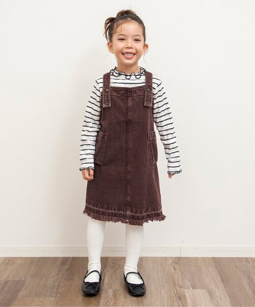 デニムジャンスカ fredy emue ワンピース フロントZIPデニムジャンスカ : ZOZOTOWN