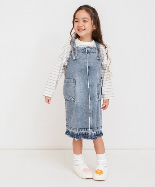 commedesgarconsgirl ジャンスカ　スカート Girl's Concerns ジャンパースカート【千木】 – Epetice