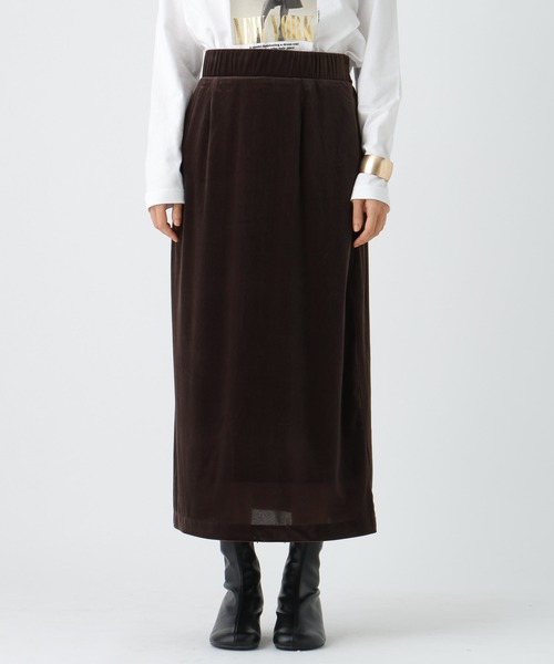 Elura（エルーラ）の「ベロアスカート/582311（スカート・レディース・ダークブラウン/ブラック・FREE）」の17枚目の写真
