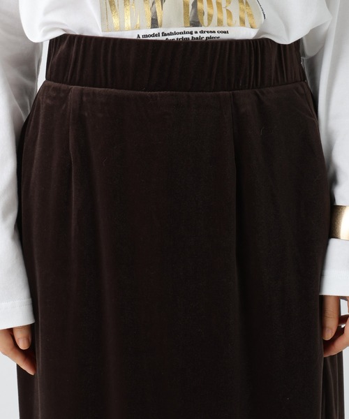 Elura（エルーラ）の「ベロアスカート/582311（スカート・レディース・ダークブラウン/ブラック・FREE）」の9枚目の写真