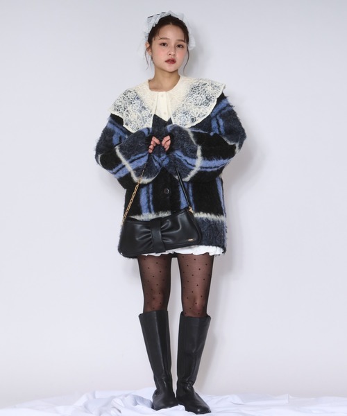 セール】nuance design knit cardigan / ニュアンスデザインニット