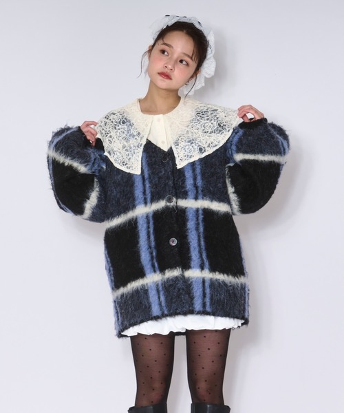 セール】nuance design knit cardigan / ニュアンスデザインニット