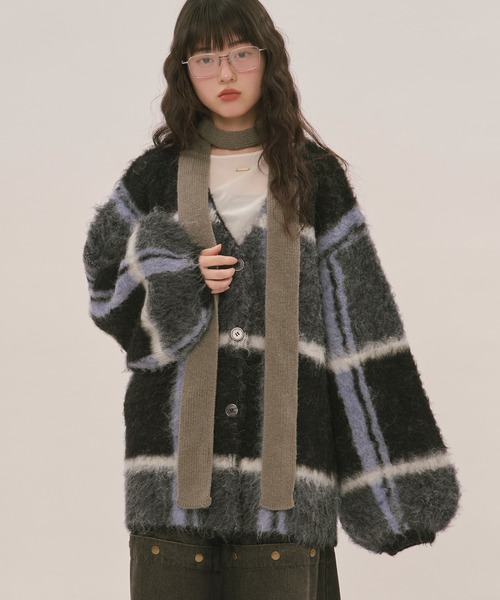 nuance design knit cardigan / ニュアンスデザインニットカーディガン