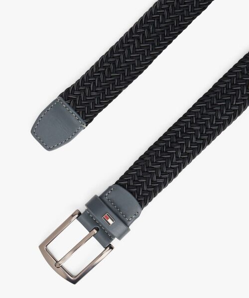 TOMMY HILFIGER(トミーヒルフィガー)の「デントンエラスティックベルト(ベルト・メンズ・ブラック・85cm/95cm)」の2枚目の写真