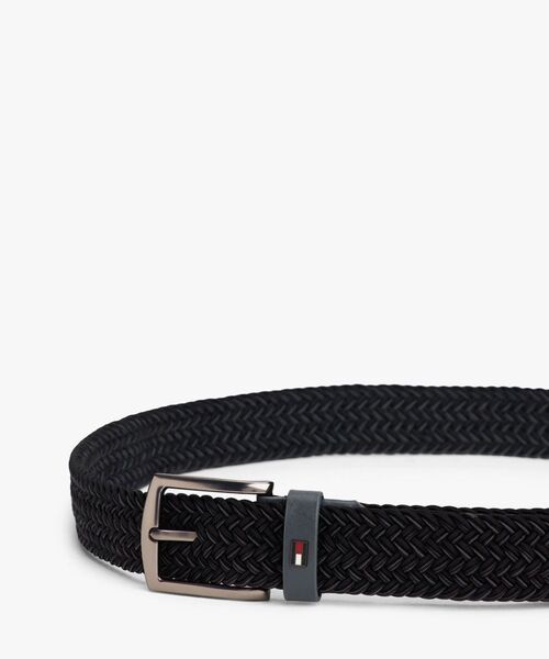 TOMMY HILFIGER(トミーヒルフィガー)の「デントンエラスティックベルト(ベルト・メンズ・ブラック・85cm/95cm)」の3枚目の写真