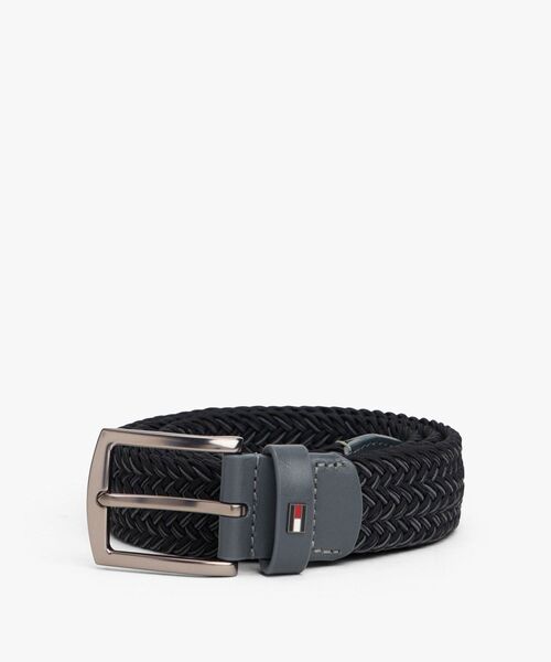 TOMMY HILFIGER(トミーヒルフィガー)の「デントンエラスティックベルト(ベルト・メンズ・ブラック・85cm/95cm)」の4枚目の写真