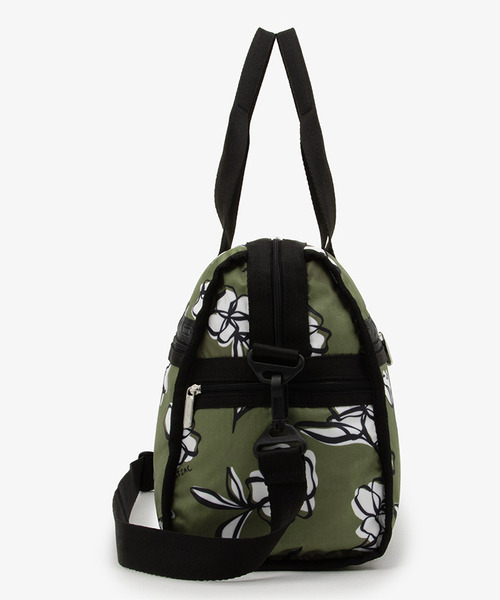 LeSportsac(レスポートサック)の「DELUXE MED WEEKENDER オリーブフローラルシルエット(ボストンバッグ・レディース・グリーン・FREE)」の6枚目の写真