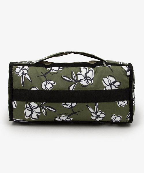 LeSportsac(レスポートサック)の「DELUXE MED WEEKENDER オリーブフローラルシルエット(ボストンバッグ・レディース・グリーン・FREE)」の8枚目の写真
