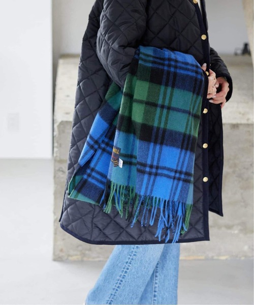 TWEED MILL（ツイードミル）の「《追加》TWEED MILL/ツイードミル ストール（ストール/ショール・レディース・チャコールグレー/ブルー/ライトグレー/ブラウン/グリーン/オートミール/タン・FREE）」の13枚目の写真