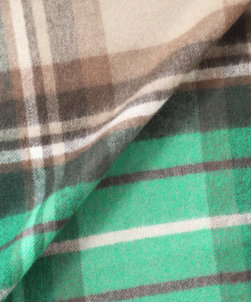 TWEED MILL（ツイードミル）の「《追加》TWEED MILL/ツイードミル ストール（ストール/ショール・レディース・チャコールグレー/ブルー/ライトグレー/ブラウン/グリーン/オートミール/タン・FREE）」の18枚目の写真