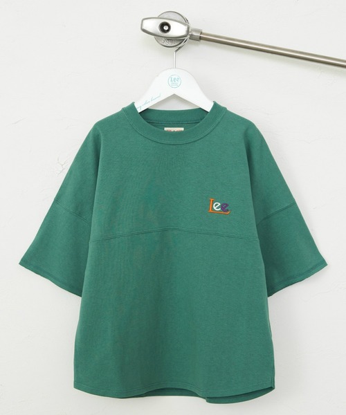 Lee(リー)の「Lee/リー 【110-150cm】キッズ ラウンドヘム半袖Tシャツ(Tシャツ/カットソー・キッズ・ネイビー/グリーン・110/130/140/150/120)」の2枚目の写真