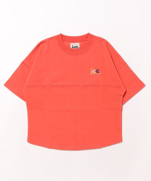Lee（リー）の「Lee/リー 【110-150cm】キッズ ラウンドヘム半袖Tシャツ（Tシャツ/カットソー・キッズ・ネイビー/グリーン/レッド・110/130/140/150/120）」の7枚目の写真
