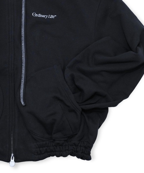 SHINYAKOZUKA（シンヤコヅカ）の「【SHINYAKOZUKA】 ORDINARY OLD STYLE ZIP HOODIE（パーカー・メンズ・グレー/ブラック・MEDIUM/SMALL/X-SMALL）」の6枚目の写真