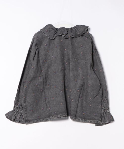 MARKEY'S(マーキーズ)の「デニムフリルカラーブラウス/おとな(シャツ/ブラウス・レディース・ブルー系その他/ブラック/ブラック系その他/ブルー・160cm)」の13枚目の写真