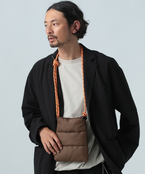 BAYFLOW（ベイフロー）の「ナカワタミニショルダーバッグ（ショルダーバッグ・メンズ・チャコールグレー/パープル/ブラウン・FREE）」の10枚目の写真