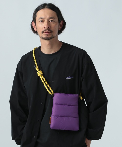 BAYFLOW（ベイフロー）の「ナカワタミニショルダーバッグ（ショルダーバッグ・メンズ・チャコールグレー/パープル/ブラウン・FREE）」の12枚目の写真