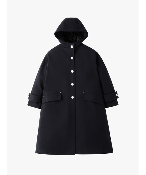 HUMBIE HOOD LONG SL MB（ステンカラーコート）｜Mackintosh
