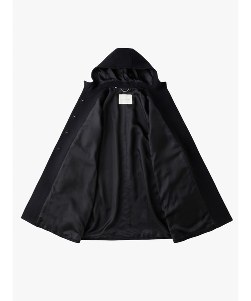 Mackintosh(マッキントッシュ)の「HUMBIE HOOD LONG SL MB(ステンカラーコート・レディース・ネイビー/ブラック・4/6)」の3枚目の写真