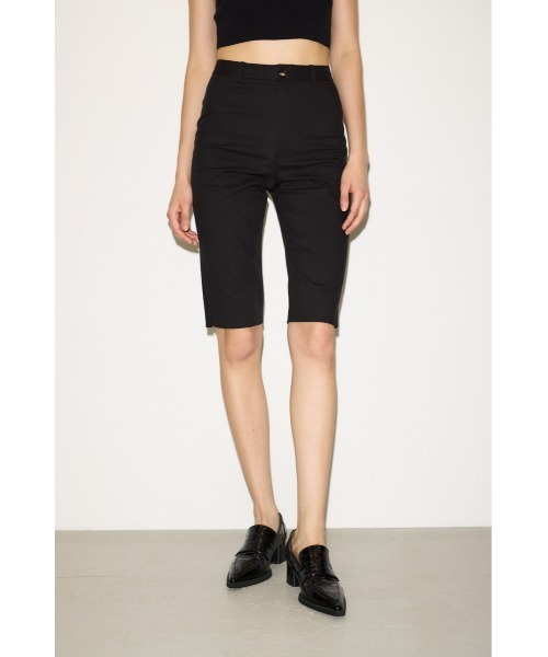 THROW by SLY（スローバイスライ）の「THROW STRETCH CAPRI PT ストレッチ カプリ パンツ（スラックス・レディース・ベージュ/ブラック・1/2）」の3枚目の写真