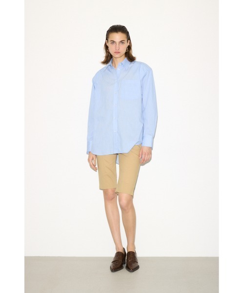 THROW by SLY（スローバイスライ）の「THROW STRETCH CAPRI PT ストレッチ カプリ パンツ（スラックス・レディース・ベージュ/ブラック・1/2）」の12枚目の写真