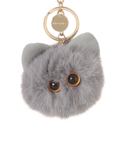 niko and...(ニコアンド)の「キャットフェイスチャーム(チャーム・レディース・ブラウン/ホワイト/ブラック/ライトグレー/グリーン・0)」の12枚目の写真