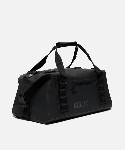 AIGLE（エーグル）の「防水 トラベルドライ ダッフルバッグ 35L（ボストンバッグ・レディース・ブラック/モスグリーン・FREE）」の20枚目の写真
