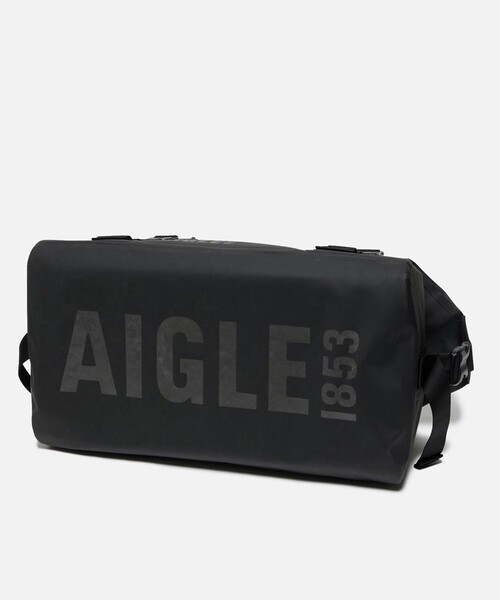 AIGLE（エーグル）の「防水 トラベルドライ ダッフルバッグ 35L（ボストンバッグ・レディース・ブラック/モスグリーン・FREE）」の7枚目の写真