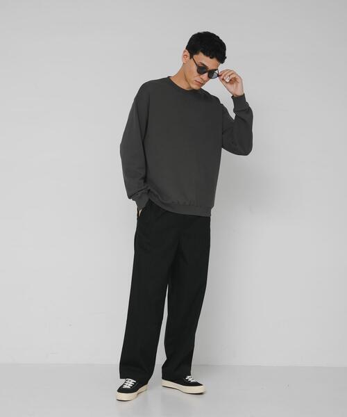 URBAN RESEARCH Sonny Label(アーバンリサーチサニーレーベル)の「ヘビーウェイトコットンベーシックスウェット(スウェット・メンズ・グレー/チャコールグレー/ネイビー/ダークブラウン/ブラック・SMALL/MEDIUM/LARGE/X-LARGE)」の13枚目の写真