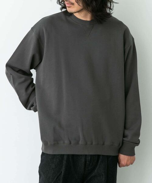 URBAN RESEARCH Sonny Label(アーバンリサーチサニーレーベル)の「ヘビーウェイトコットンベーシックスウェット(スウェット・メンズ・グレー/チャコールグレー/ネイビー/ダークブラウン/ブラック・SMALL/MEDIUM/LARGE/X-LARGE)」の16枚目の写真