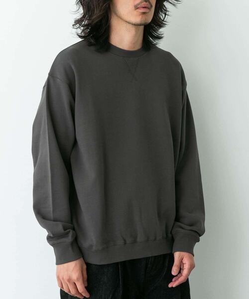 URBAN RESEARCH Sonny Label(アーバンリサーチサニーレーベル)の「ヘビーウェイトコットンベーシックスウェット(スウェット・メンズ・グレー/チャコールグレー/ネイビー/ダークブラウン/ブラック・SMALL/MEDIUM/LARGE/X-LARGE)」の18枚目の写真