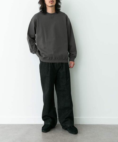 URBAN RESEARCH Sonny Label(アーバンリサーチサニーレーベル)の「ヘビーウェイトコットンベーシックスウェット(スウェット・メンズ・グレー/チャコールグレー/ネイビー/ダークブラウン/ブラック・SMALL/MEDIUM/LARGE/X-LARGE)」の19枚目の写真