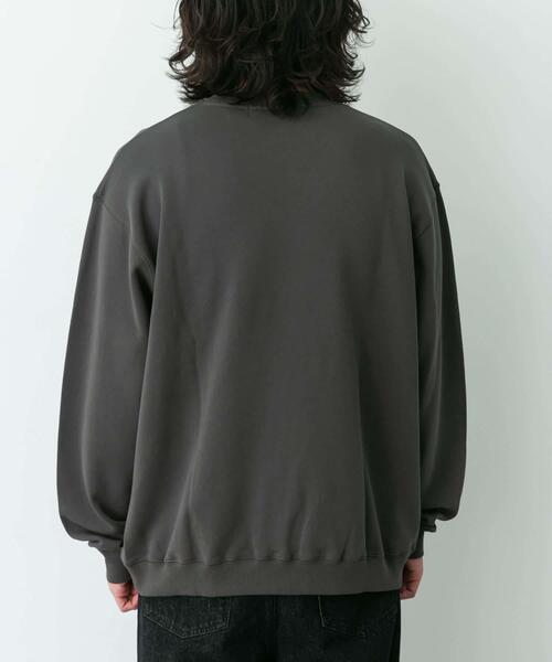 URBAN RESEARCH Sonny Label(アーバンリサーチサニーレーベル)の「ヘビーウェイトコットンベーシックスウェット(スウェット・メンズ・グレー/チャコールグレー/ネイビー/ダークブラウン/ブラック・SMALL/MEDIUM/LARGE/X-LARGE)」の22枚目の写真