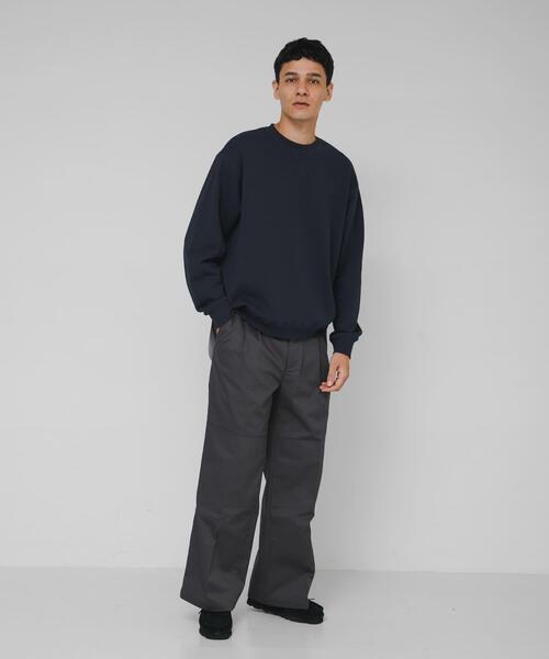 URBAN RESEARCH Sonny Label（アーバンリサーチサニーレーベル）の「ヘビーウェイトコットンベーシックスウェット（スウェット・メンズ・グレー/チャコールグレー/ネイビー/ダークブラウン/ブラック・SMALL/MEDIUM/LARGE/X-LARGE）」の22枚目の写真