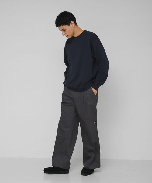 URBAN RESEARCH Sonny Label（アーバンリサーチサニーレーベル）の「ヘビーウェイトコットンベーシックスウェット（スウェット・メンズ・グレー/チャコールグレー/ネイビー/ダークブラウン/ブラック・SMALL/MEDIUM/LARGE/X-LARGE）」の20枚目の写真