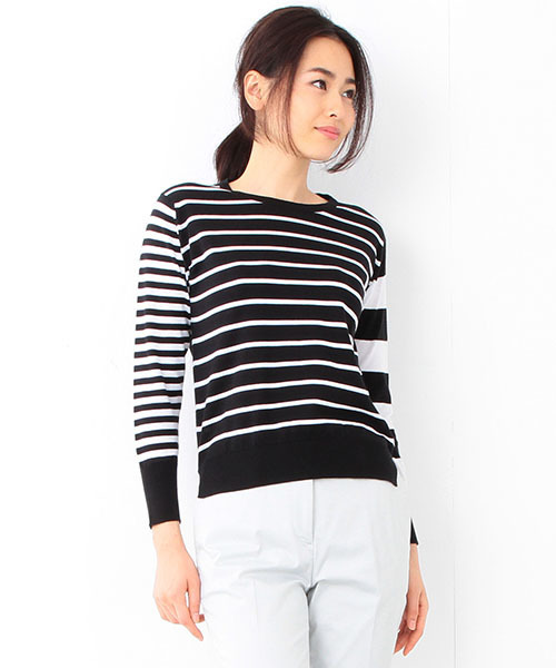 BEAMS購入 JOHN SMEDLEY ボーダーニット JOHN SMEDLEY＞ボーダークルーネックニット｜ビームス 立川｜BEAMS