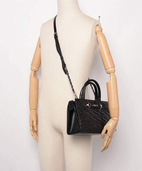 Guess（ゲス）の「BRIELLA Satchel サッチェル ハンドバッグ （ハンドバッグ・レディース・ブラック・ONE SIZE）」の17枚目の写真