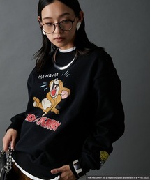 Tom＆Jerry | 【TOM and JERRY/トムとジェリー】綿100％裏起毛スウェット＜大きいサイズ有＞GEVS.(スウェット)