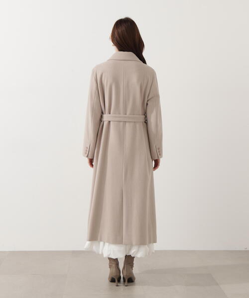 PROPORTION BODY DRESSING（プロポーションボディドレッシング）の「【青島心さん着用】ベルテッドレディーコート / 1215252001（ステンカラーコート・レディース・ボルドー/ベージュ/ブラック・MEDIUM/P/S/SMALL）」の19枚目の写真