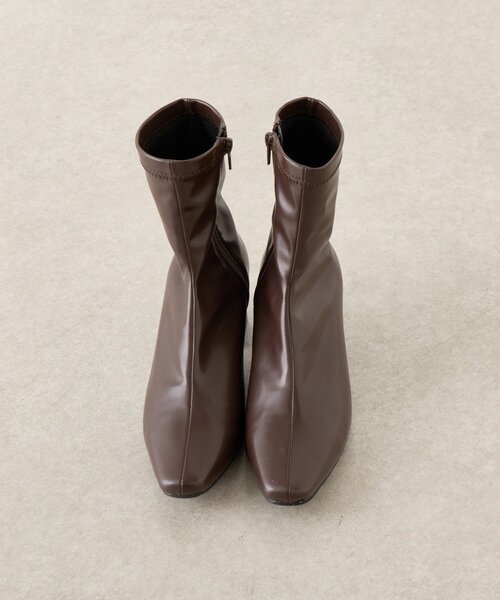 Jena espace merveilleux（ジェナ　エスパスメルヴェイユ）の「ストレッチショートブーツ（ブーツ・レディース・ブラック/ブラウン・MEDIUM/LARGE）」の11枚目の写真