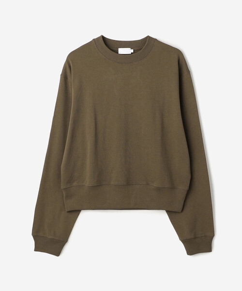 handvaerk(ハンドバーク)の「handvaerk | コットン クルーネック長袖Tシャツ WOMEN(スウェット・レディース・ブラック系その他/ブルー系その他/アイボリー/ブラウン系その他・S)」の4枚目の写真