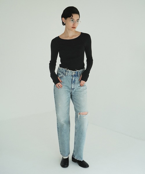 トップス CLANE BUSTIER SET KNIT TOPS BUSTIER SET KNIT TOPS（ニット/セーター）｜CLANE（クラネ）の