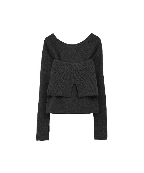 セール】BUSTIER SET KNIT TOPS（ニット/セーター）｜CLANE（クラネ