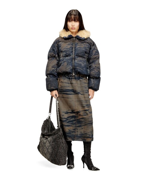 DIESEL（ディーゼル）の「ウィメンズ デニムスカート O-MIRTOW-DEN（デニムスカート・レディース・ダークインディゴブルー・40/38/42/46/44）」の2枚目の写真