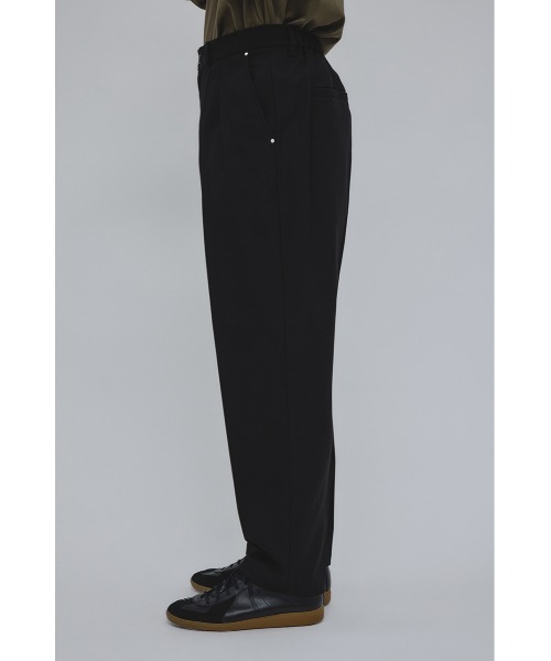 STYLEMIXER(スタイルミキサー)の「2タックテーパードパンツ(スラックス・メンズ・ブラック/グレー・MEDIUM/LARGE)」の10枚目の写真