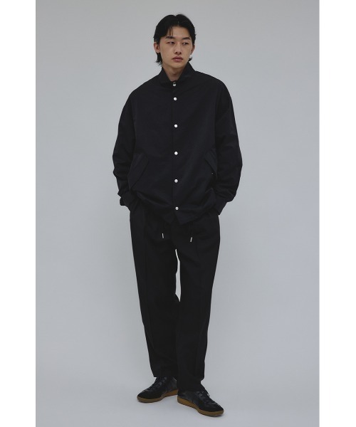 STYLEMIXER(スタイルミキサー)の「2タックテーパードパンツ(スラックス・メンズ・ブラック/グレー・MEDIUM/LARGE)」の7枚目の写真