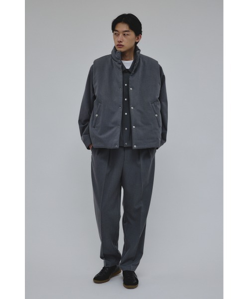 STYLEMIXER(スタイルミキサー)の「2タックテーパードパンツ(スラックス・メンズ・ブラック/グレー・MEDIUM/LARGE)」の19枚目の写真