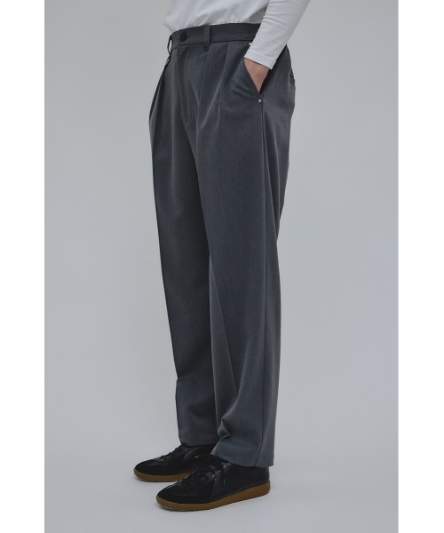 STYLEMIXER(スタイルミキサー)の「2タックテーパードパンツ(スラックス・メンズ・ブラック/グレー・MEDIUM/LARGE)」の22枚目の写真