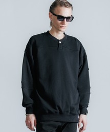 CRIMIE（クライミー）の「FOOTBALL RIB HENRY NECK SWEAT（スウェット）」